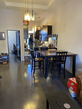 living/dining/kitchen - Renovated 4 Bed / 3 Bath w/ LAUNDRY IN UNIT! Next to campus, Avail. 9/1/25!! Apartments