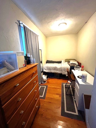 Rear private bedroomm - No fees! Several bedrooms available in our 5 bedroom apartment near Red Line