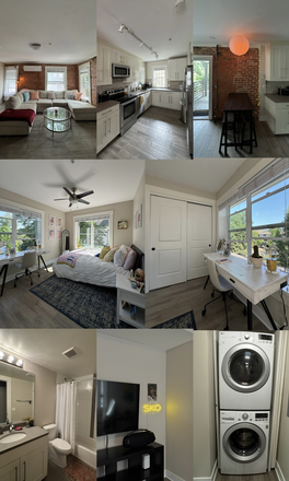 Bedroom, kitchen, living room, bathroom #1, TV included. - Modern, remodeled, student apartment, 5 MINUTES TO CAMPUS AND 10 MINUTES TO PEARL STREET
