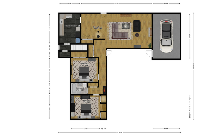 First Floor - 1725 Summit Drive House