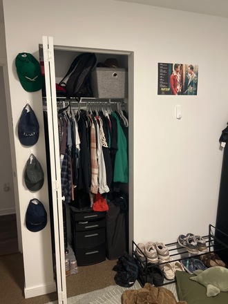 closet - South Campus Commons Apartments