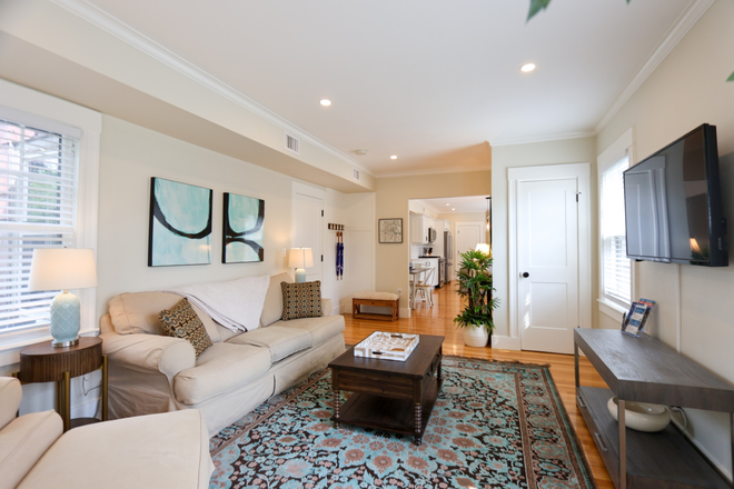 Living Room - STARS Savin Hill Furnished Apartment