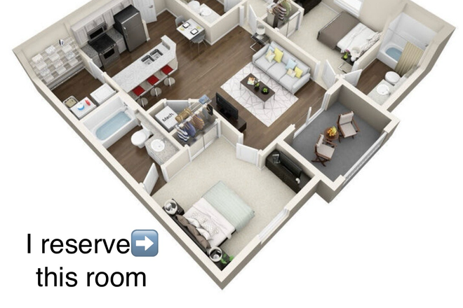 Floor Plan - Haven at Patterson Place Apartments