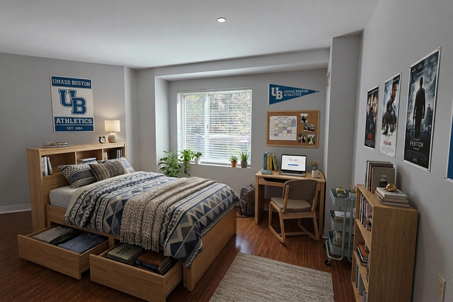 Bedroom - Luxury 2 Bed 2 Bath with tons of storage Next To Campus!  Have your own space! Apartments