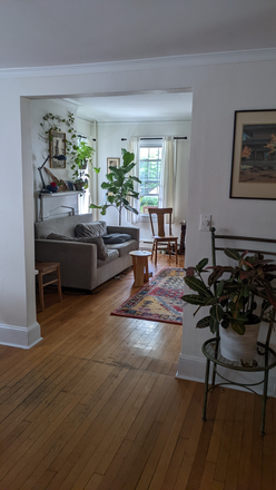 Living room - Summer sublet:Furnished 1BR apt in home-Chestnut St.-Princeton