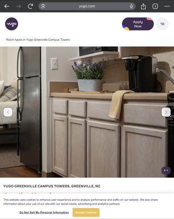 kitchen - Cozy Studio practically on Main Campus Apartments