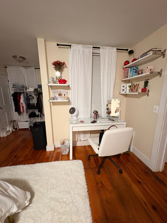 downstairs bedroom - Looking for 3 girls preferably seniors! 2026 fall and 2027 spring semester lease!! Duplex