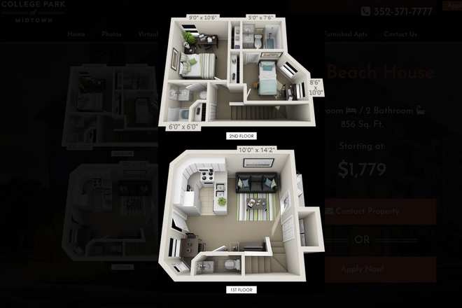 Full floorplan - Furnished House in Midtown
