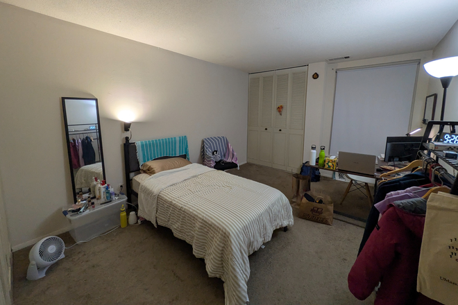 Bedroom (view from door) - Brandywine Private Bedroom Sublet (Female only, single occupancy)