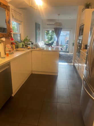 KITCHEN - 1 bedroom  shared bathroom with 1 female Close to UofT & all anemities walkable safe neigbourhood House