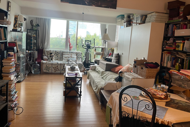 Living Room - Cambridge Crossing 2 BR furnished Condo - Graduate Student to Share with Physician