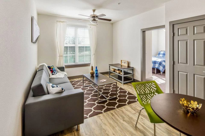 Living Room - Holleman Crossing Apartments