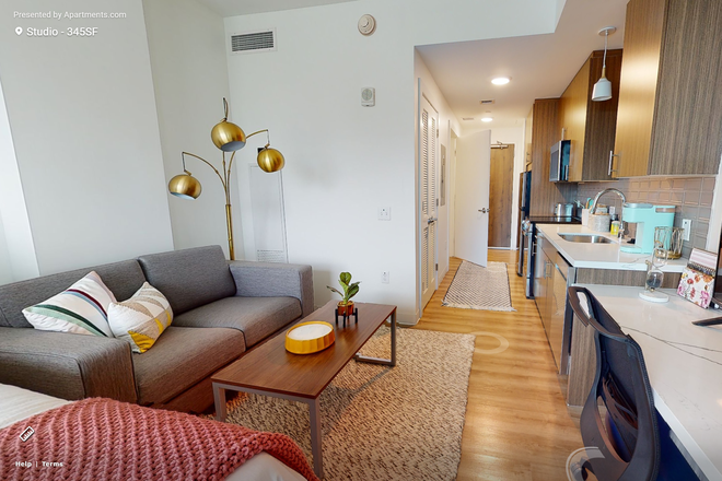 Studio Living Room Area - Life Tower Studio Apartment