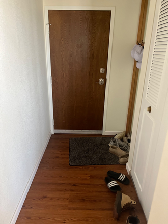 Entry foyer.  Large closet to the right. - 1850 Folsom St., Unit 1011, 80302, Horizon West Condos