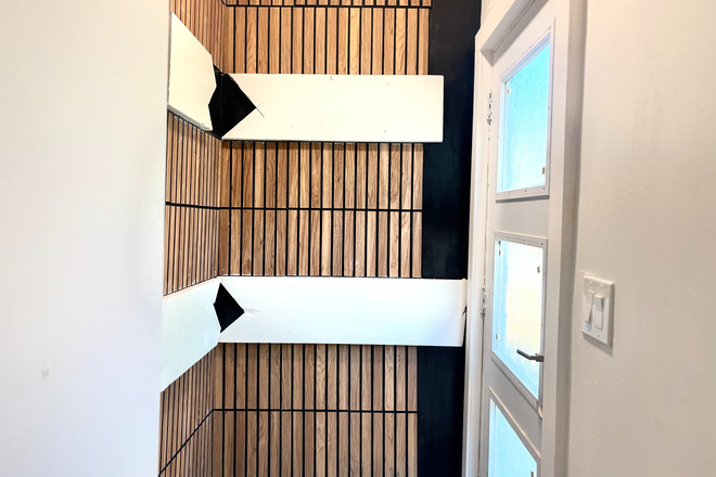 Apartment Entrance - Well Appointed 1 Bedroom Bsmt Apartment with private laundry Greektown. Wifi plus utilities incl.