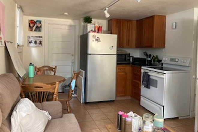 kitchen/community area - Garden Level apt close to campus