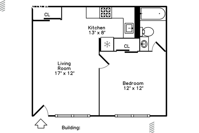 1 - Top Floor Arlington Condo w Parking, Utils Included, and Dishwasher