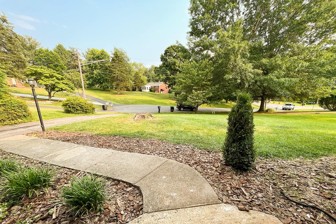 Front porch view - House about a 15 minute drive to liberty, Walmart, bojangles, Taco Bell are 3 mins away