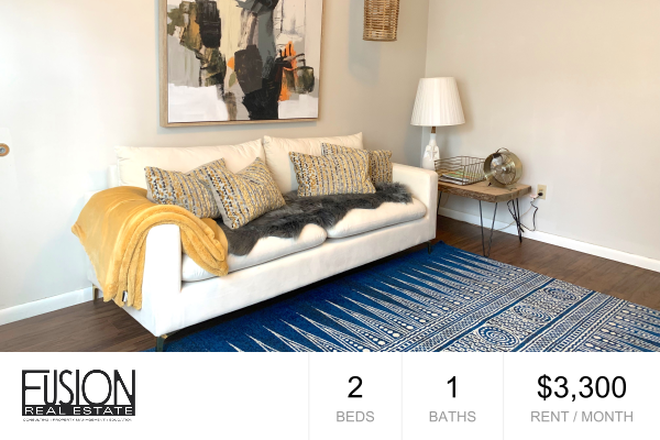 Living Room - 2 Beds 1 Bath Apartment
