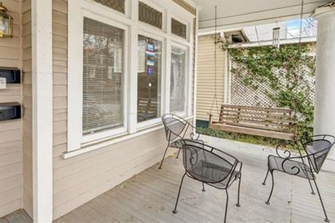 Front porch - Charming Renovated Apartment in Historic Inman Park/ Little 5 Points