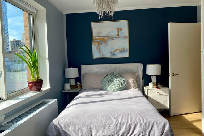 1st bedroom - Bright and Furnished 1 BR in Hell's Kitchen Available at the End of May! Apartments