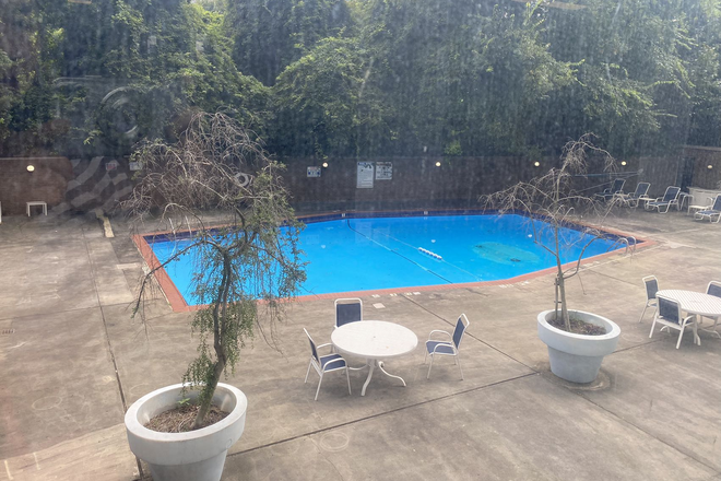 Community Pool and Outdoor Area - Landmark Condo Near Georgia State