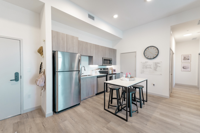 SHARED common eat-in KITCHEN area - LAPIS Apartments