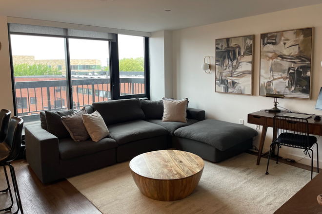 Living Room - Calm & Quiet 2 BR, 3BA on HBS Apartments
