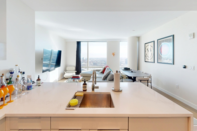 Living room - Pierce Condo