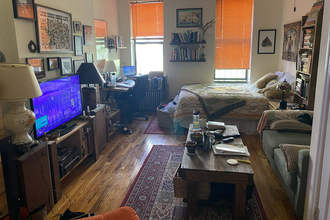Main area - June only:Sublet studio apt-West 125th St-Manhattan