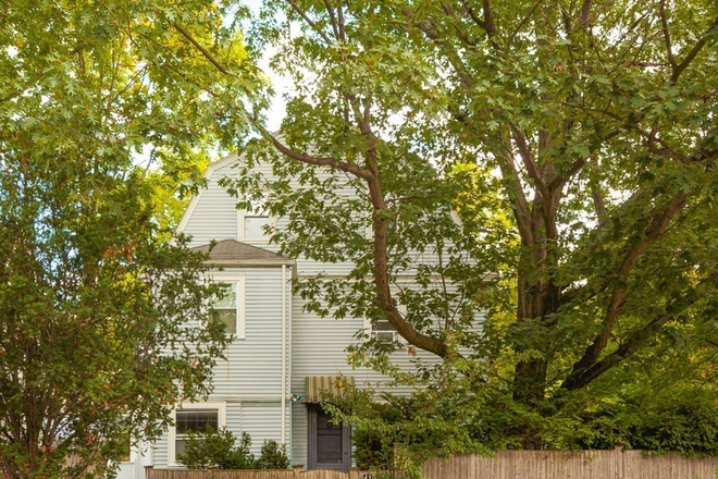 view from street - Charming large two-bedroom apartment close to law school