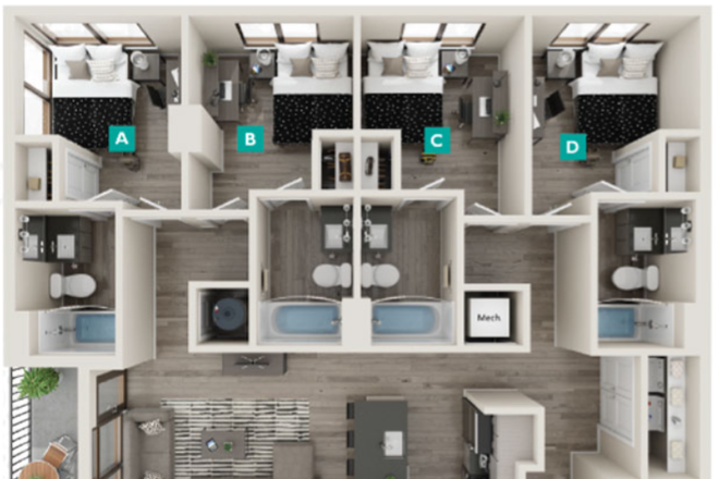 Floorplan - Legacy Centennial Apartments