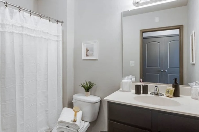 The bathroom - The James Apartments