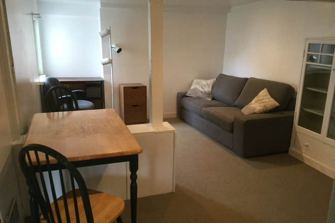 Living, dining room - Quiet, private one bedroom unit with its own wntrance in Norrh Berkeley home