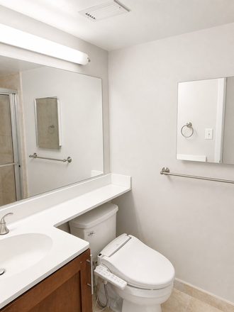 Primary bathroom - Takoma Overlook Condo near new purple line metro stop