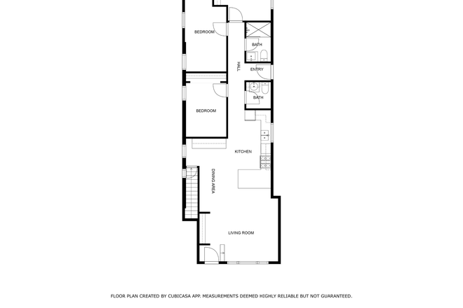 floor plan - 909 Aberdeen 1st Floor Front. 3 or 4 bed, 1.5 bath, 2 blocks from UIC and across from park