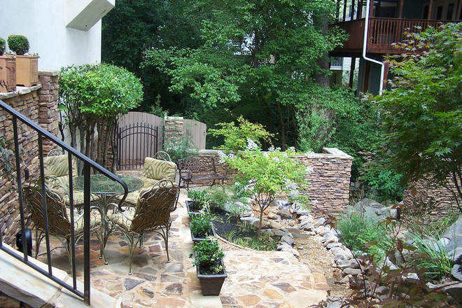 Larger patio - 1bedroom Garden Terrace Apartment