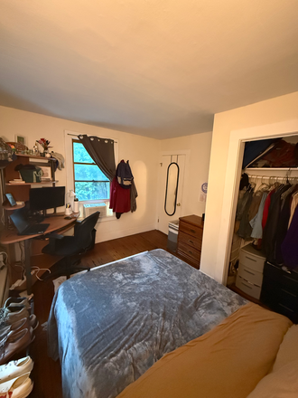 Bedroom + Closet - Spring 2027 Furnished Private Room Near Downtown | Free Wifi, Water & W/D House