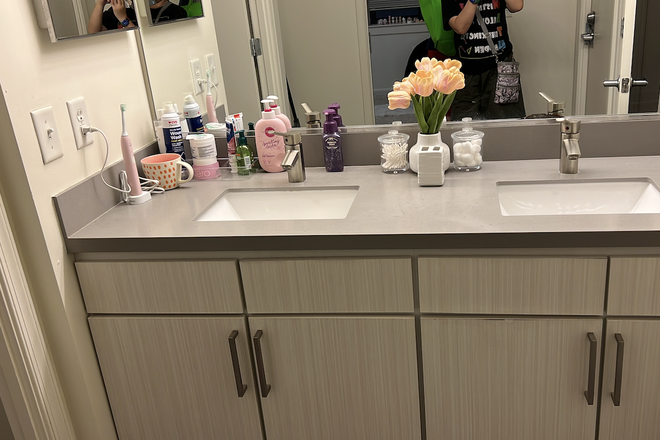 Shared bathroom - Uview Off Campus Apartment, 4x2 close to campus (5m walk to Iribe)
