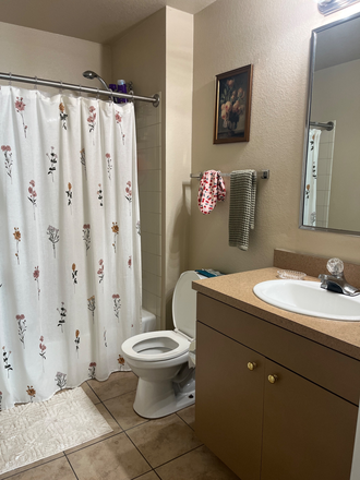 Bathroom Example - Oxford Terrace II Apartments