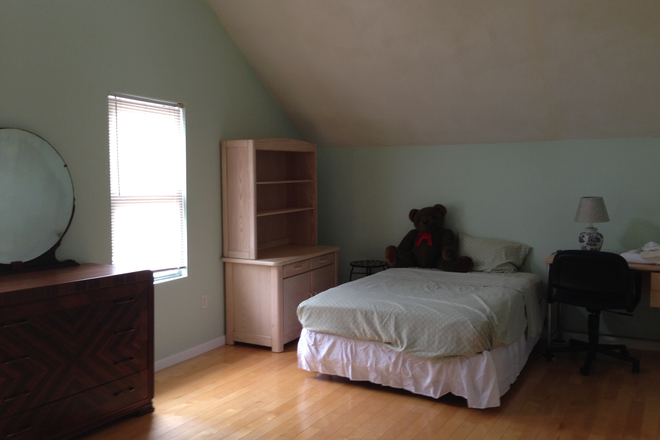 Corner close-up of available room - Large Room for rent in beautiful house close to campus