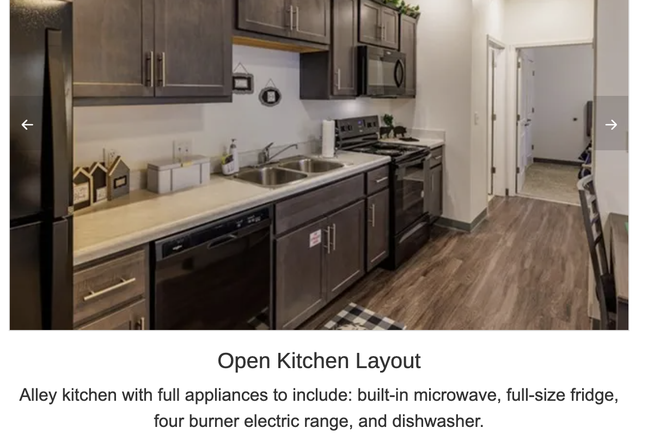 Kitchen - The Landings - Lease Takeover Apartments