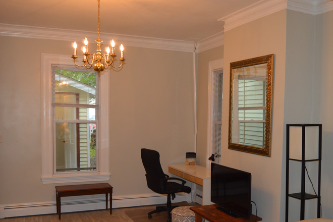 Living room - Furnished 1BR apt-Park Pl-Princeton