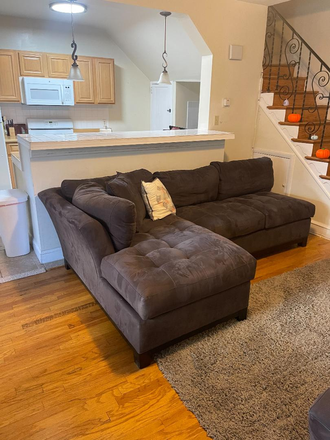 living room - Large house, great yard, plenty of parking, walk to school in 5 minutes