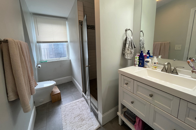 Bathroom - Subletting One Bedroom on Mass Ave Apartments