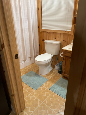 Bathroom - The Cousins Home, Cabin in the woods, Foscoe, end of church hollow,