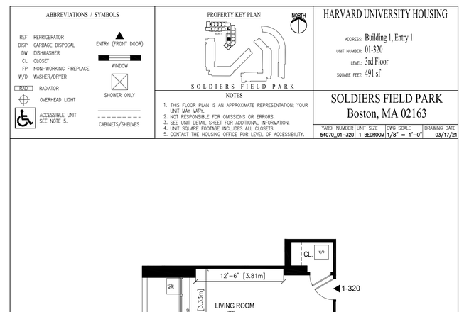 Floorplan - Soldiers Field Park Apartments