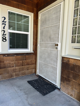 front door - Upstairs private room with shared bath for rent in quiet home