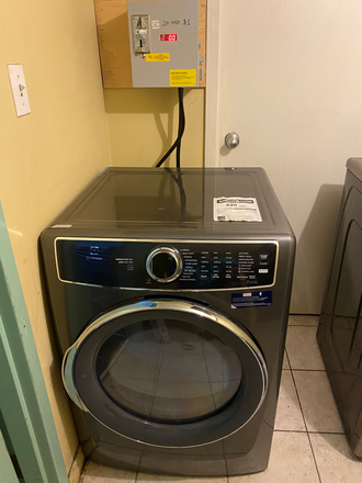 Dryer outside the basement unit - Sublet - Furnished basement private room near UofT exam centre