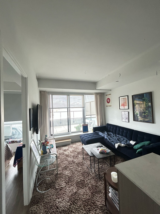 Living Room - Modern 1+1 Condo with Park Views at Downsview Park – Perfect for York University Students!